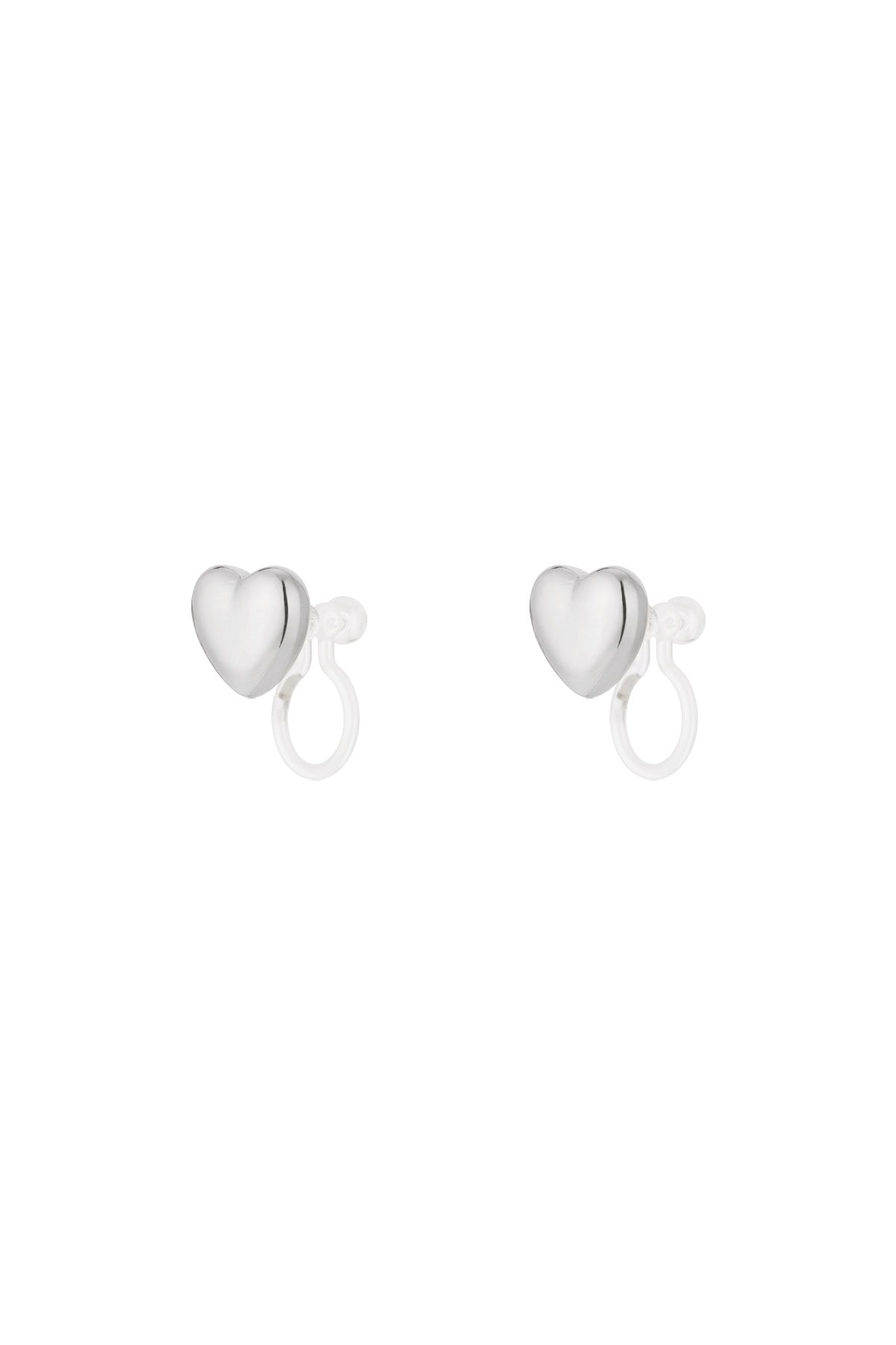 Mini Heart Clip Earrings