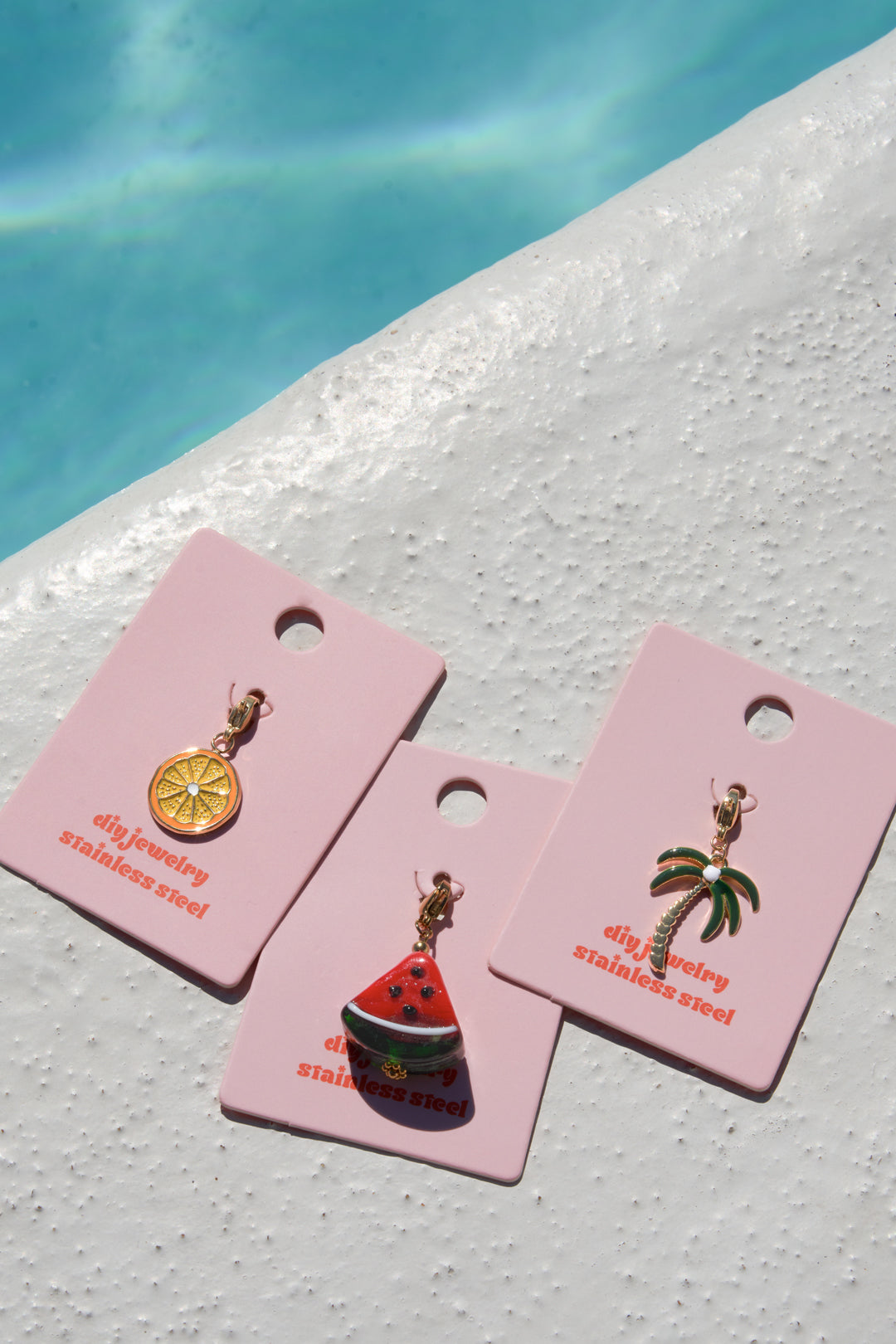 Palm tree jewelry charm DIY
