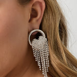 Iron Dangle Earrings irregular shape Elegant Christmas Luxurious Series Women's jewelry