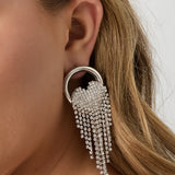 Iron Dangle Earrings irregular shape Elegant Christmas Luxurious Series Women's jewelry