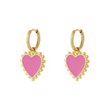 Funky Heart Earrings
