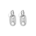 Stainless Steel Drop Earrings Geometric Shape Simple Daily Simple Series Women's jewelry