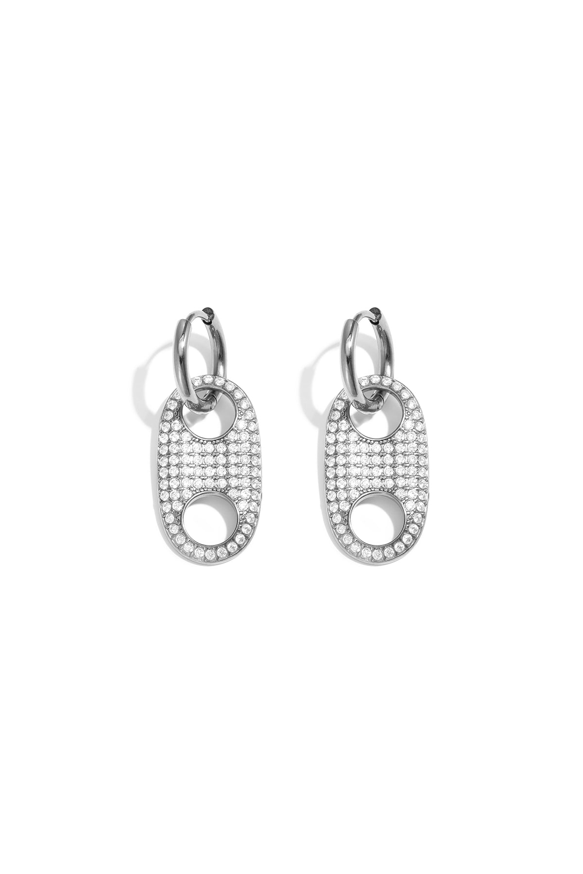 Stainless Steel Drop Earrings Geometric Shape Simple Daily Simple Series Women's jewelry