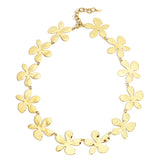 Stainless Steel Chain Necklaces Flower Casual Daily Simple Series Women's jewelry