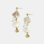 Stainless Steel Dangle Earrings shell Vacation Daily Romantic Series Women's jewelry