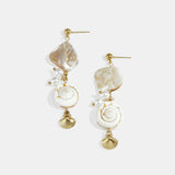 Stainless Steel Dangle Earrings shell Vacation Daily Romantic Series Women's jewelry