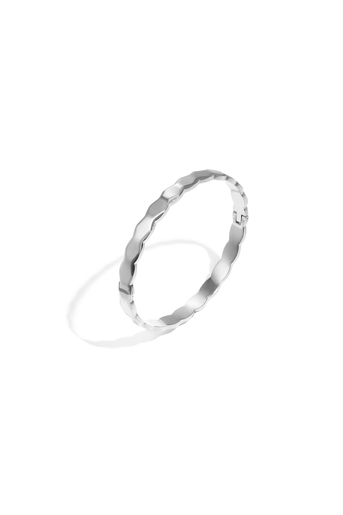 Irregular shape bangle bracelet