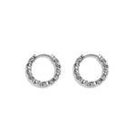Stainless Steel Hoop Earrings Circle Simple Daily Simple Series Women's jewelry
