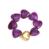 Acrylic Beaded Bracelets Heart Retro Daily Classic Series Women's jewelry