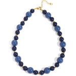 Necklace with beads of different sizes