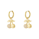 Cherry sparkle earrings