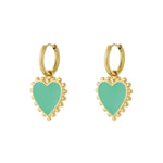 Funky Heart Earrings