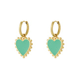 Funky Heart Earrings