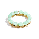 Bracelet set with asymmetrical beads