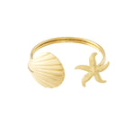 Shell and Starfish Bangle