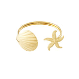 Shell and Starfish Bangle