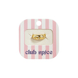 Chunky ring with star stones