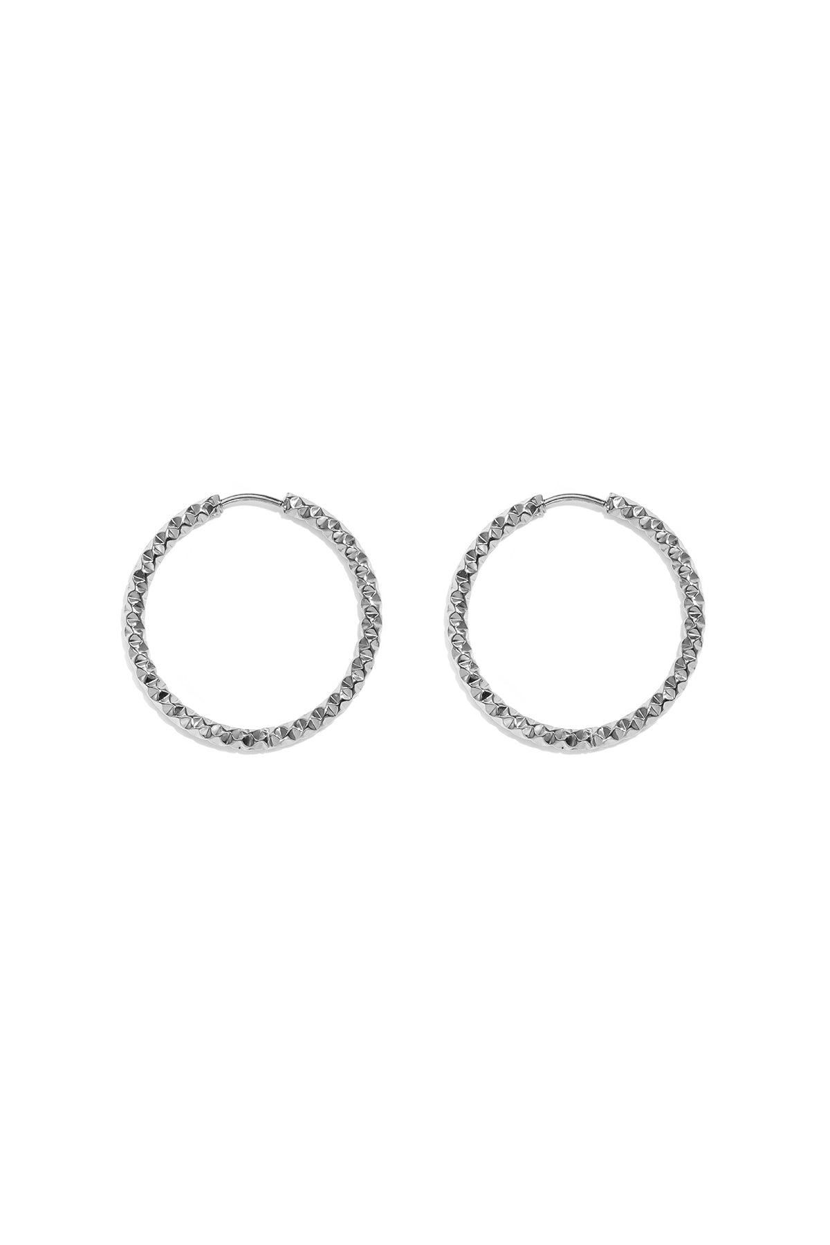 Stainless Steel Hoop Earrings Circle Simple Daily Simple Series Women's jewelry