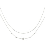 Double Layered Star Necklace