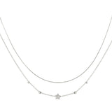 Double Layered Star Necklace