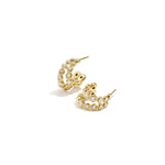 Stainless Steel Hoop Earrings Circle Simple Daily Simple Series Women's jewelry