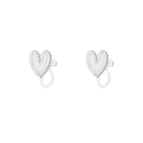 Heart Clip Earrings