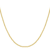 Solid bead necklace-4mm