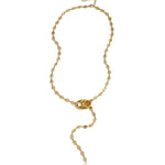 Necklace with hanging bead