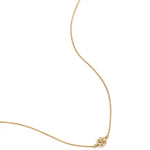 Minimalist necklace with a clover