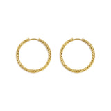 Stainless Steel Hoop Earrings Circle Simple Daily Simple Series Women's jewelry