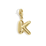 DIY initial letter jewelry charm