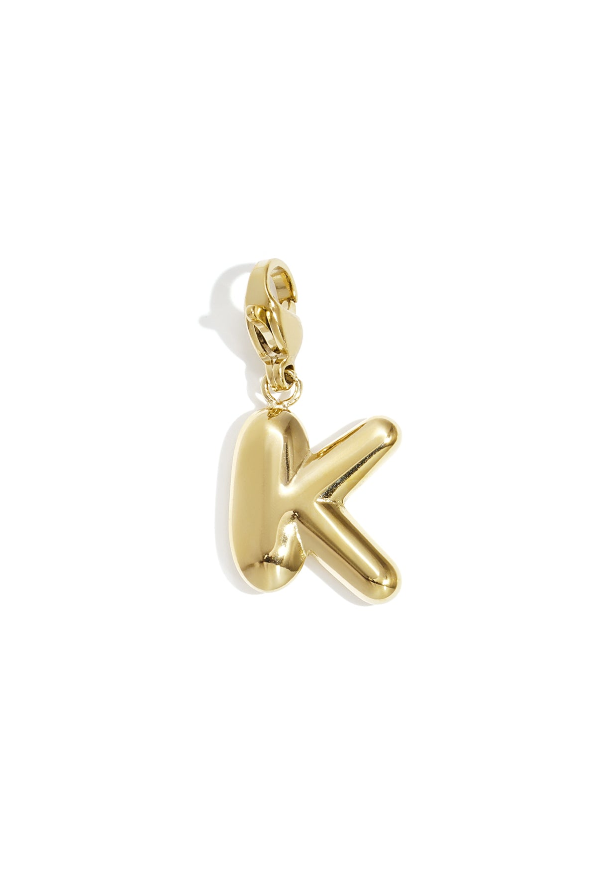 DIY initial letter jewelry charm