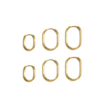 Stainless Steel Earring Sets Geometric Shape Simple Daily Simple Series Women's jewelry