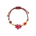 Polyester Beaded Bracelets Flower Casual Daily Simple Series Women's jewelry