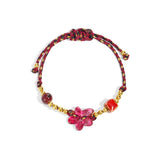 Polyester Beaded Bracelets Flower Casual Daily Simple Series Women's jewelry