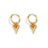 vivid heart earrings
