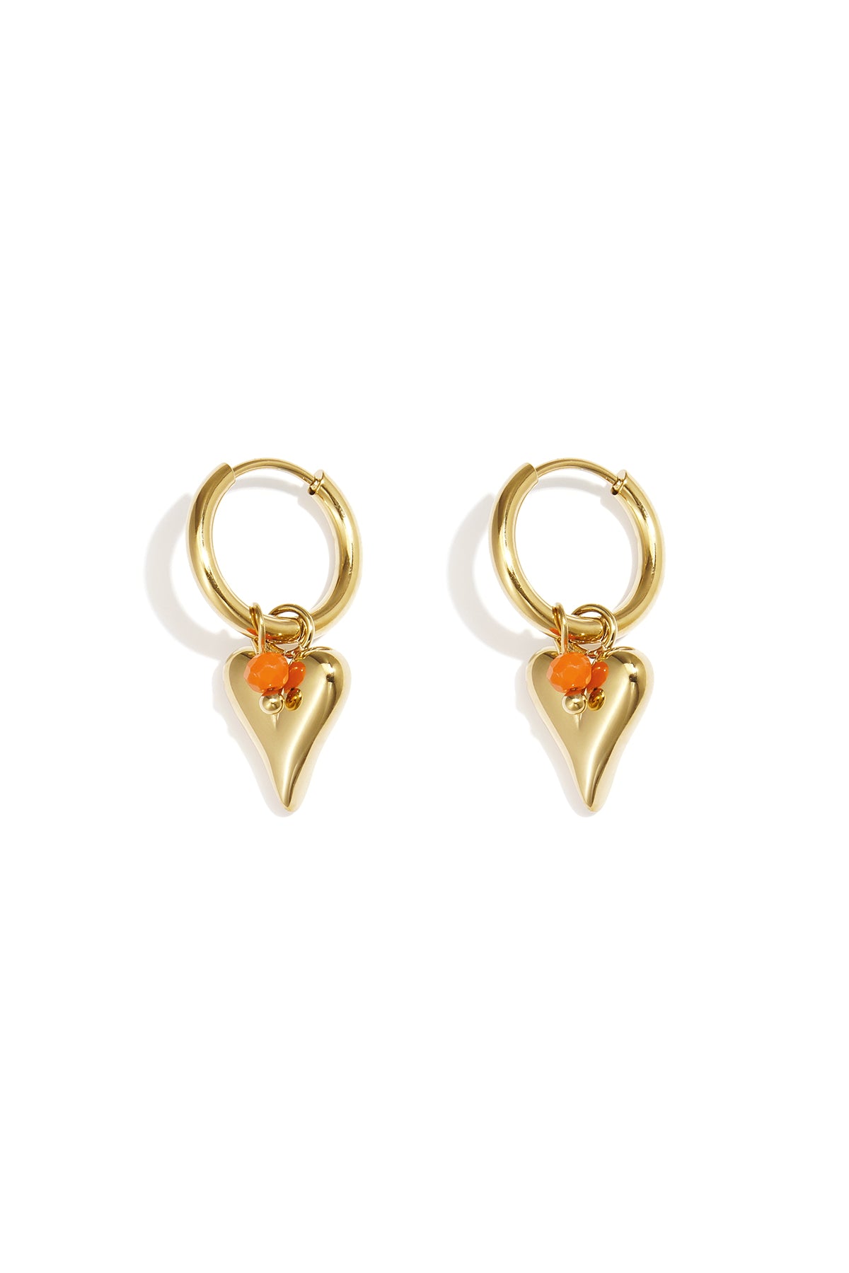 vivid heart earrings