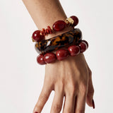 Resin Beaded Bracelets Beads Sweet Daily Romantic Series Women's jewelry