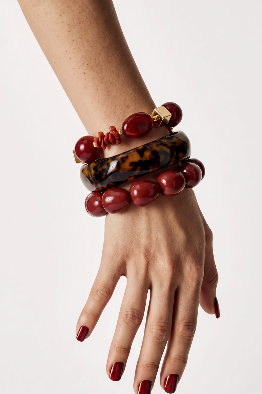 Resin Beaded Bracelets Beads Sweet Daily Romantic Series Women's jewelry
