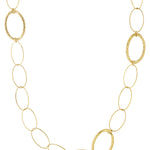 Oval link necklace