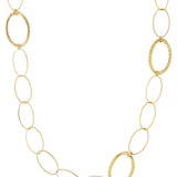 Oval link necklace
