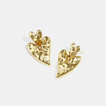 Stacked heart earrings