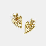 Stacked heart earrings