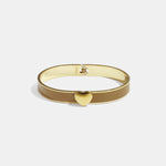 Bracelet in various colors with heart detail - 0.9 cm