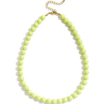 Necklace with medium beads-10mm