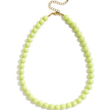 Necklace with medium beads-10mm