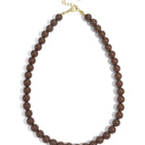 Necklace with medium beads-10mm