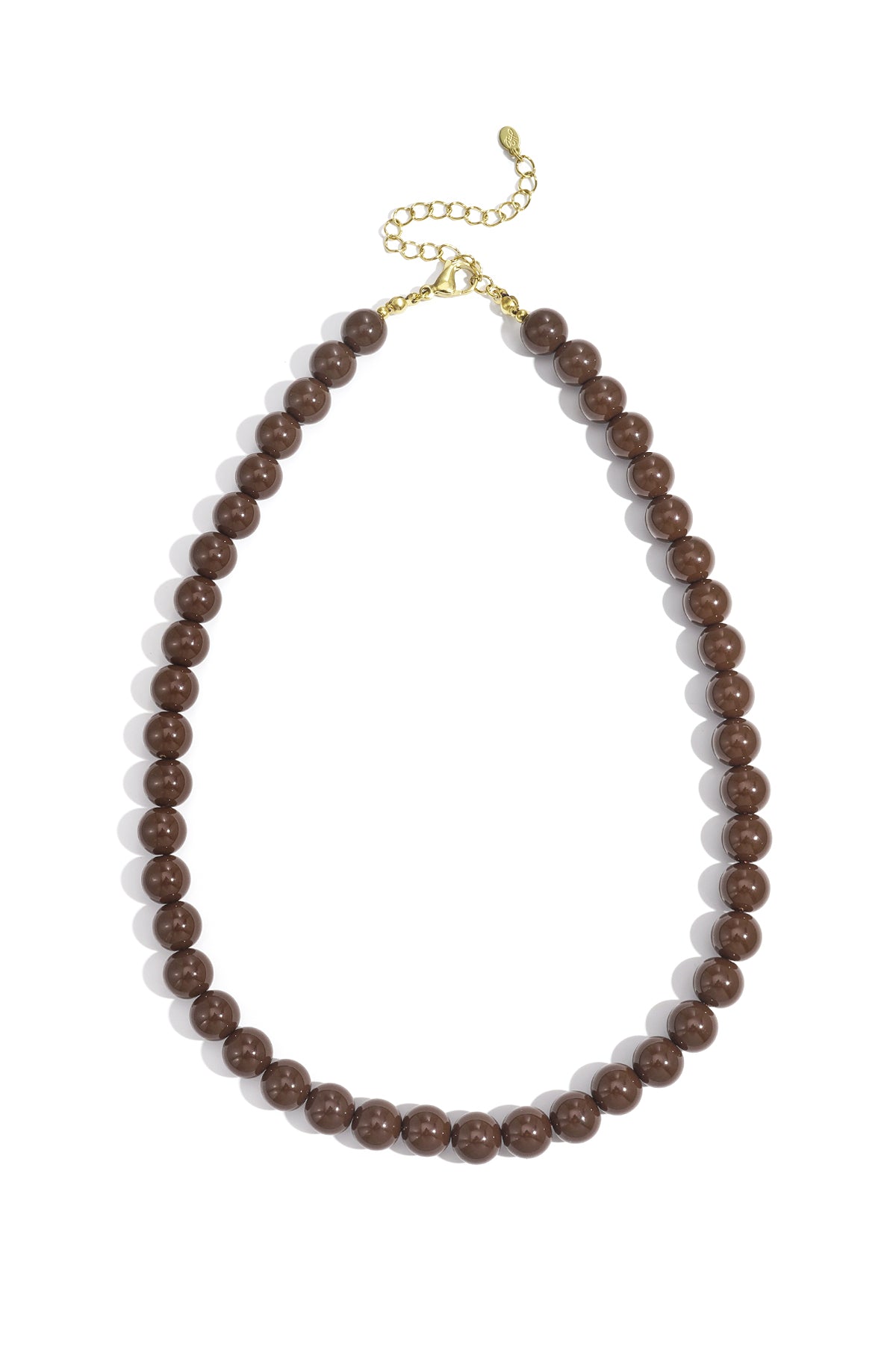 Necklace with medium beads-10mm