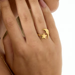 Stainless Steel Minimalist Rings Star Casual Daily Simple Series Women's jewelry