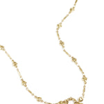 Chain with links and hearts detachable and adjustable